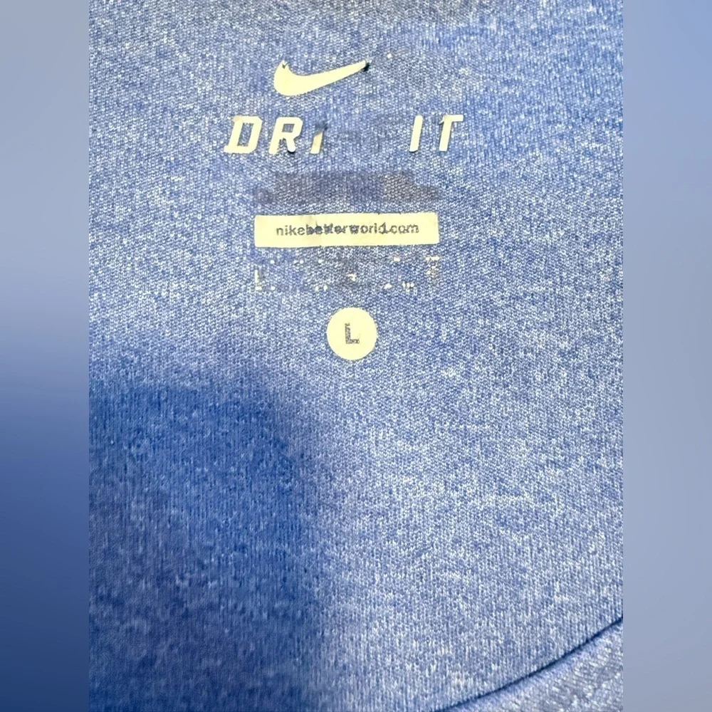 Nike Men's Blue Tank Top Size L